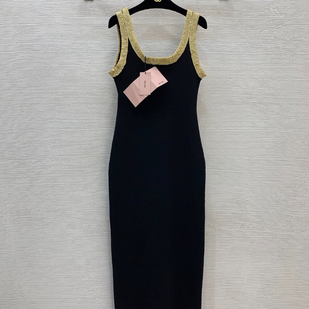 Miu Miu new suspender knit dress